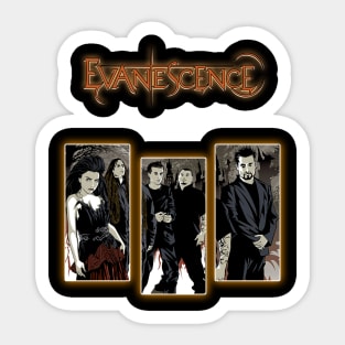 Bring the Darkness to Light Evanescences Style Sticker